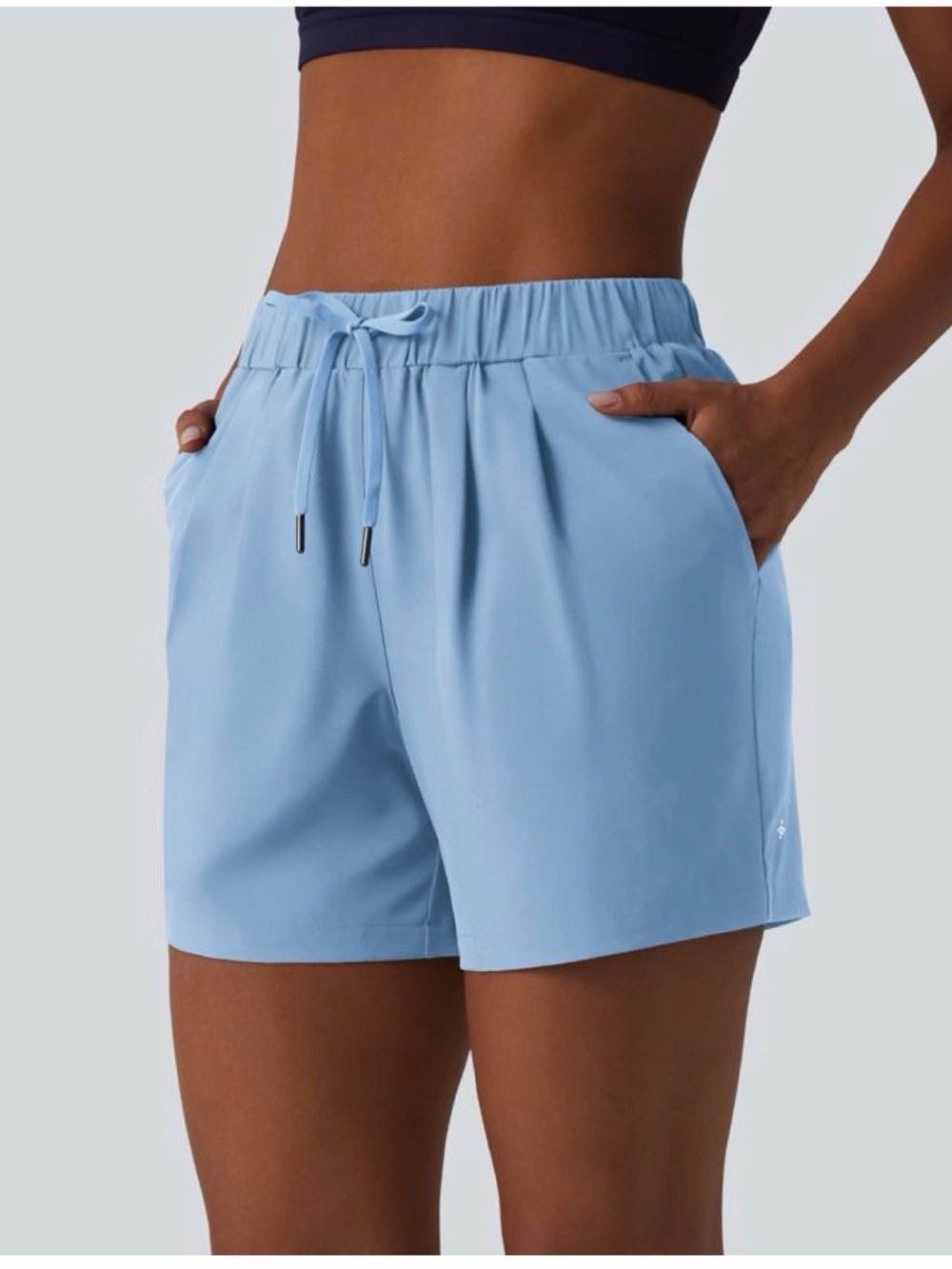 HALARA Light Blue Athletic Shorts